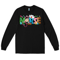 Black Easter Nurse Long Sleeve Tee - BundleAndBundleShop