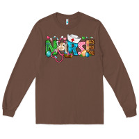 Chestnut Easter Nurse Long Sleeve Tee - BundleAndBundleShop