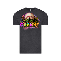 Vintage Black baseball granny Vintage Tee - OliviaCreatesArt