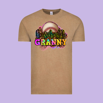 Baseball Granny Vintage Tee Designed By Oliviacreatesart