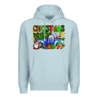 Blue Mist christmas truck Premium Hoodie - SublimationCraftShop