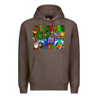 Coffee christmas truck Premium Hoodie - SublimationCraftShop