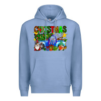 Colony Blue christmas truck Premium Hoodie - SublimationCraftShop