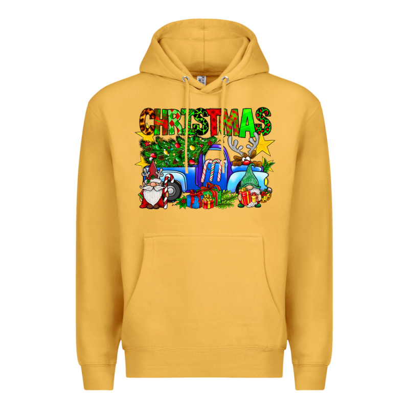 Christmas Truck Premium Hoodie by SublimationCraftShop | Teevron