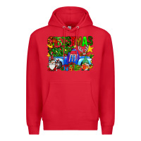 Red christmas truck Premium Hoodie - SublimationCraftShop
