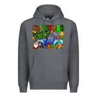 Rock christmas truck Premium Hoodie - SublimationCraftShop