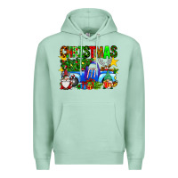 Seafoam christmas truck Premium Hoodie - SublimationCraftShop