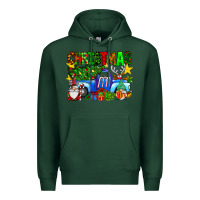 Sports Green christmas truck Premium Hoodie - SublimationCraftShop