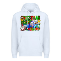 White christmas truck Premium Hoodie - SublimationCraftShop