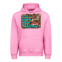 Fuchsia Pink just a girl who loves christmas Urban Hoodie - JahusDesignShop