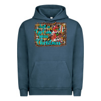 Pigment Midnight Navy just a girl who loves christmas Urban Hoodie - JahusDesignShop