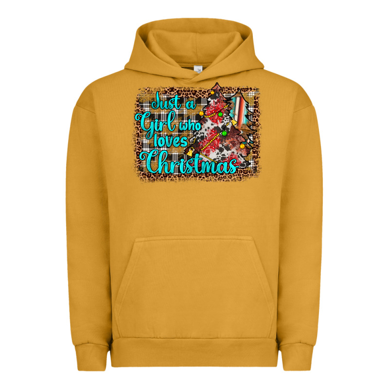 Just A Girl Who Loves Christmas Urban Hoodie by JahusDesignShop | Teevron