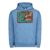Pigment Pebble Blue just a girl who loves christmas Urban Hoodie - JahusDesignShop