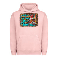 Pigment Salmon just a girl who loves christmas Urban Hoodie - JahusDesignShop