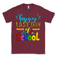 Burgundy happy last day of school Classic Tee - Artiststas