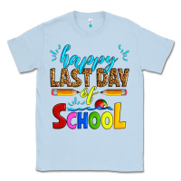 Dusty Blue happy last day of school Classic Tee - Artiststas