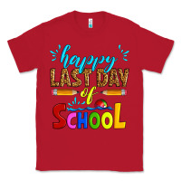 Red happy last day of school Classic Tee - Artiststas