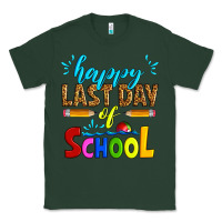 Sports Green happy last day of school Classic Tee - Artiststas