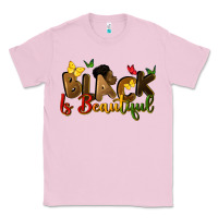 Bubblegum Pink black is beautiful Classic Tee - CowGirlArtShop