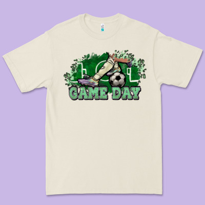 Game Day Soccer Premium Tee Designed By Howdyjamesfarm