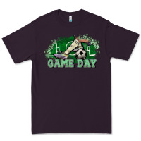 Plum Game day soccer Premium Tee - HowdyJamesFarm
