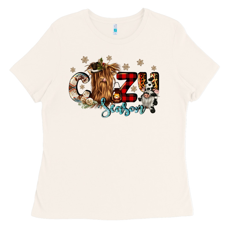 Cozy Season Ladies Tee by CowGirlArtShop | Teevron
