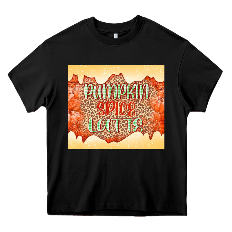 Pumpkin Spice Latte Heavy Core Tee by NancyCooperArtShop | Teevron