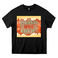 Black Pumpkin spice latte Heavy Core Tee - NancyCooperArtShop