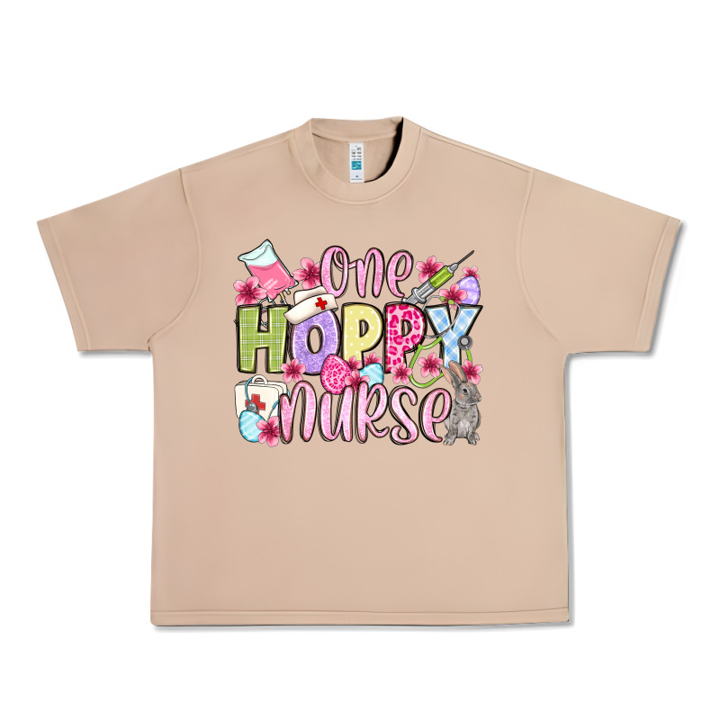 Easter Day One Hoppy Nurse Urban Heavy Tee by OliviaCreatesArt | Teevron