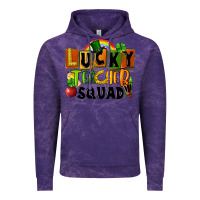 Cloud Purple lucky teacher squad Vintage Hoodie - FaDigitalArtStudio