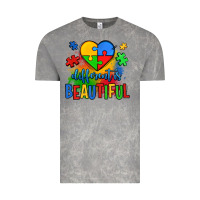 Cloud Rock different is beautiful autism Vintage Tee - OliviaCreatesArt
