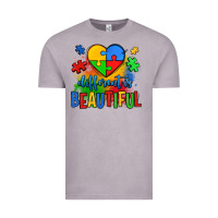 Vintage Zinc different is beautiful autism Vintage Tee - OliviaCreatesArt