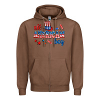 Chestnut all american boy Zipper Hoodie - AdoDesignShop