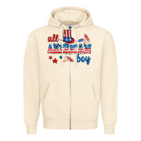 Sandshell all american boy Zipper Hoodie - AdoDesignShop
