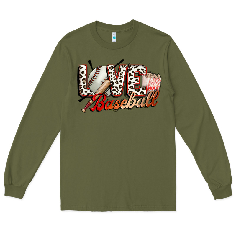 Love Baseball Long Sleeve Tee by FaDigitalArtStudio | Teevron