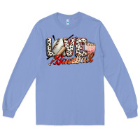 Colony Blue love baseball Long Sleeve Tee - FaDigitalArtStudio