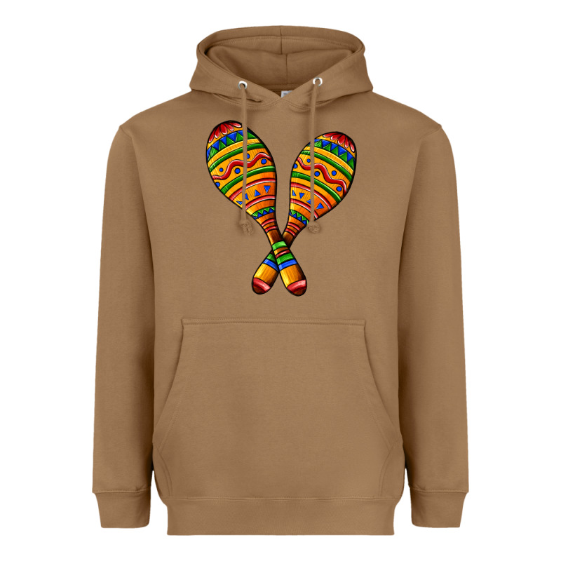 Mexican Maracas Heavyweight Hoodie by AdoDesignShop | Teevron