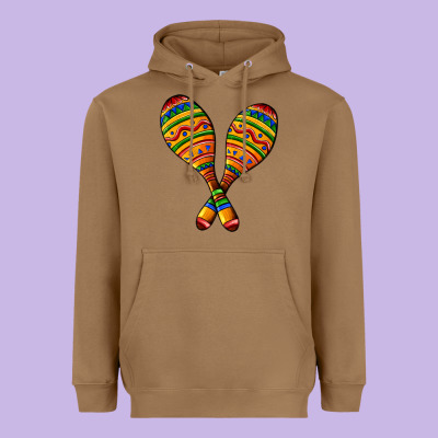 Mexican Maracas Heavyweight Hoodie Designed By Adodesignshop