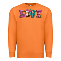 Carrot love with guernsey cow Premium Sweatshirt - AdoDesignShop