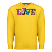 Lemon love with guernsey cow Premium Sweatshirt - AdoDesignShop