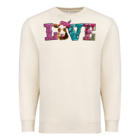 Sandshell love with guernsey cow Premium Sweatshirt - AdoDesignShop