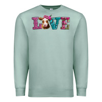 Love With Guernsey Cow Premium Sweatshirt | Teevron