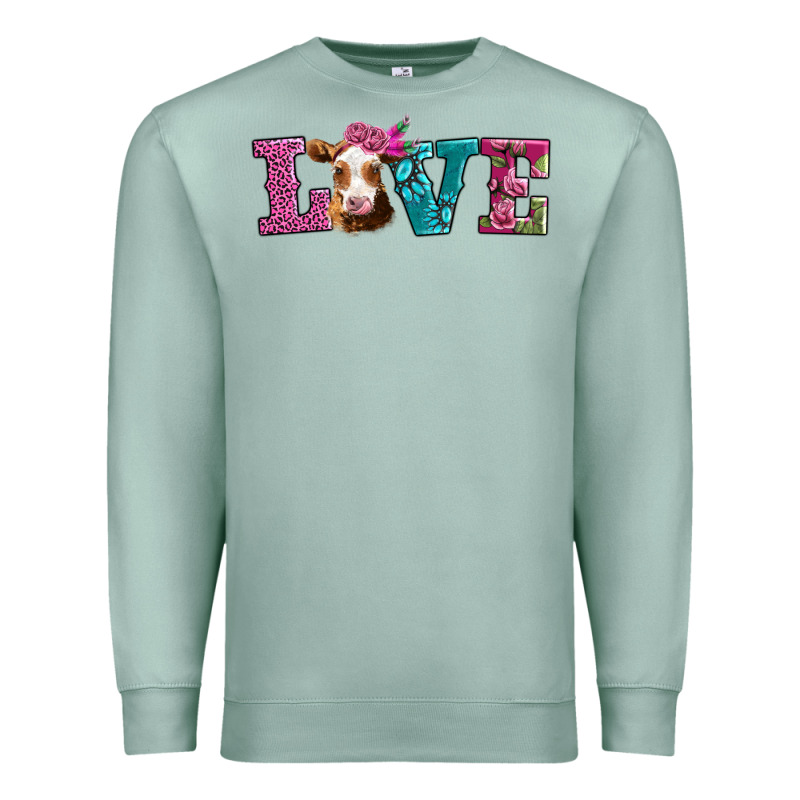 Love With Guernsey Cow Premium Sweatshirt by AdoDesignShop | Teevron