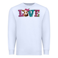 White love with guernsey cow Premium Sweatshirt - AdoDesignShop