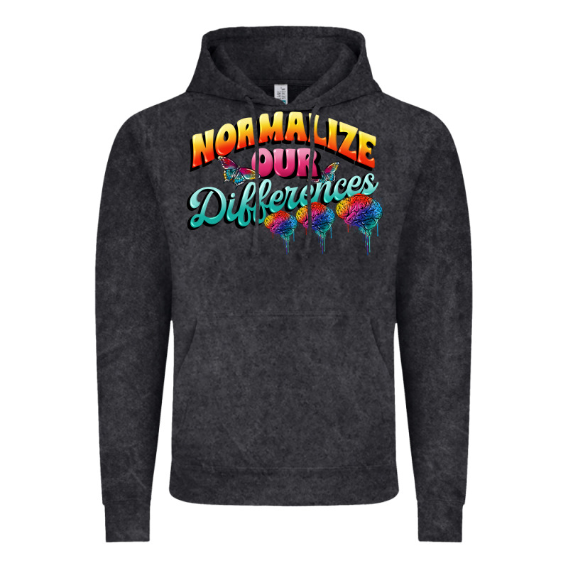Normalize Our Differences Autism Vintage Hoodie by FaDigitalArtStudio | Teevron