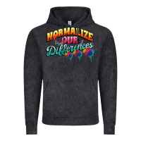 Vintage Black Normalize our differences Autism Vintage Hoodie - FaDigitalArtStudio