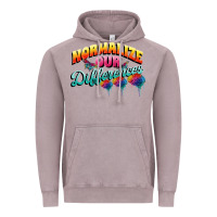 Vintage Zinc Normalize our differences Autism Vintage Hoodie - FaDigitalArtStudio