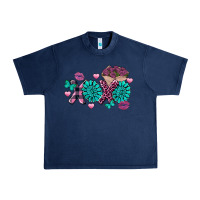 Navy Xoxo Valentine's Day turquoise gemstone Urban Heavy Tee - FaDigitalArtStudio