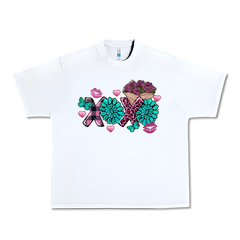 Xoxo Valentine's Day Turquoise Gemstone Urban Heavy Tee by FaDigitalArtStudio | Teevron