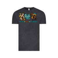 Vintage Black peace love cowboys Vintage Tee - OliviaCreatesArt